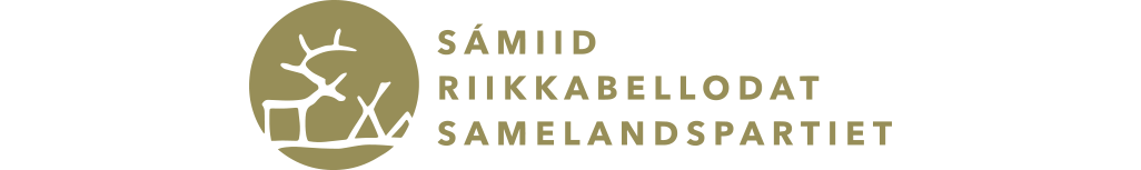 Partisymbol för Sámiid Riikkabellodat Samelandspartiet